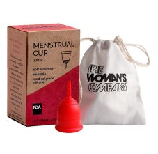The Woman's Company Reusable Menstrual Cup For Women With Pouch, Protection For Up To 8-10 Hours, 1pc