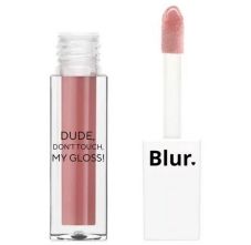 Blur India Dude! Don’t Touch My Gloss! Lip Gloss | Moisturizing Lip & Cheek Tint - Soft Brown, 5ml