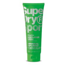SuperDry Bath and Body Sport Re:Active Body + Hair Wash, 250ml
