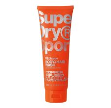 SuperDry Bath and Body Sport Re:Charge Body + Hair Wash, 250ml