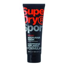 SuperDry Sport Re:Start Body + Hair Wash, 250ml