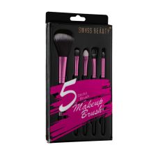 Swiss Beauty Makeup Brush Set of 5 - Pink