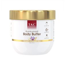 T.A.C - The Ayurveda Co. Kumkumadi Body Butter With Sandlwood, Shea Butter For Smooth & Moisturized Skin, 200gm
