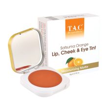 T.A.C - The Ayurveda Co. Satsuma Orange Lip, Cheek & Eye Tint, 5gm