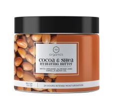 T&H Organics Cocoa & Shea Hydrating Butter With Almond And Vanilla Bean Oil, 100gm