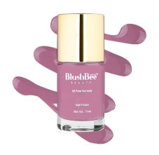 BlushBee Organic Beauty 12 Free, Vegan, Hi shine, Quick Dry Nail Polish, 11ml
