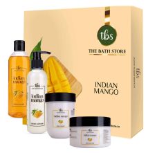 The Bath Store Indian Mango Combo (Body Butter 200gm + Body Wash 300ml + Body Yogurt 200gm + Body Lotion 190ml)