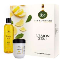 The Bath Store Lemon Zest Combo (Body Wash 300ml + Body Yogurt 200gm)
