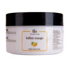 The Bath Store Indian Mango Body Butter Provides Hydration, Nourishment & Moisturization All Day, Non-Greasy Texture, For All Skin Type, 200gm