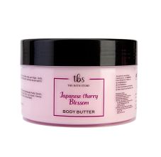 The Bath Store Japanese Cherry Blossom Body Butter for Deep Moisturizing & Tan Removal, 200gm