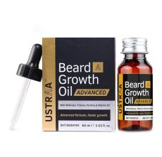 Ustraa Beard Growth Oil - Advanced (With DHT Boosters), 60 ml