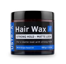 Ustraa Hair Wax - Strong Hold - Matt Look, 100gm
