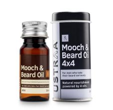 Ustraa Mooch and Beard Oil 4x4, 35ml