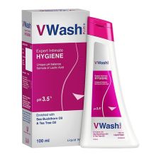 V Wash Plus Expert Intimate Hygiene Liquid Wash, 100ml