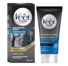 Veet Hair Removal Cream For Men Sensitive,  50gm