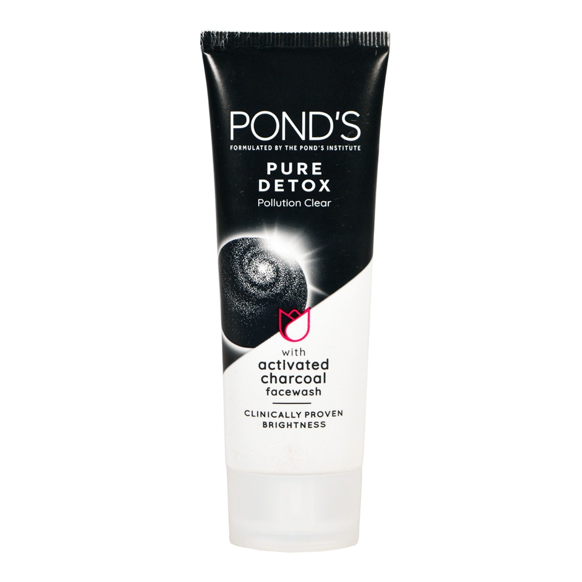 POND'S Pure Detox Pollution Clear With Activated Charcoal Face Wash, 50gm
