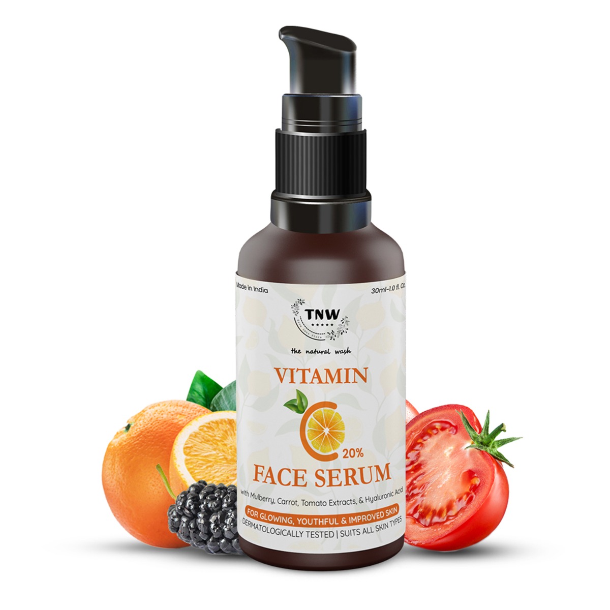 TNW - The Natural Wash Vitamin C Face Serum For Glowing Skin, 30ml