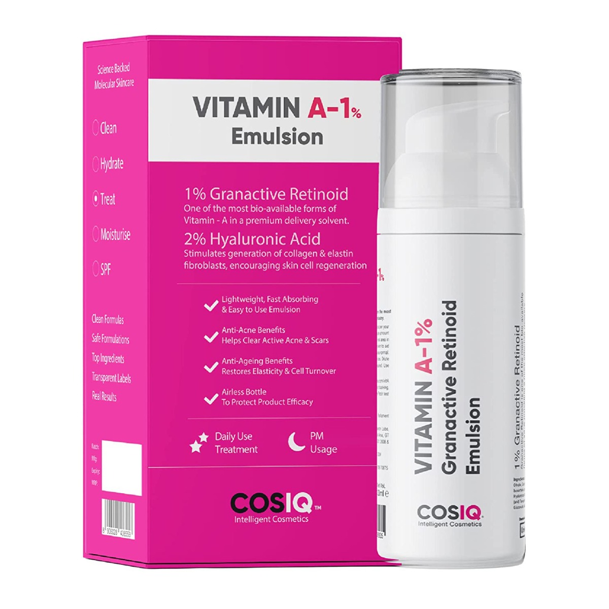 Cos-IQ® Vitamin A-1% Granactive Retinoid Emulsion, 30ml
