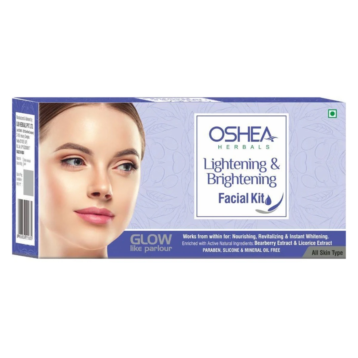 Oshea Herbals Lightening & Brightening Facial Kit, 330gm