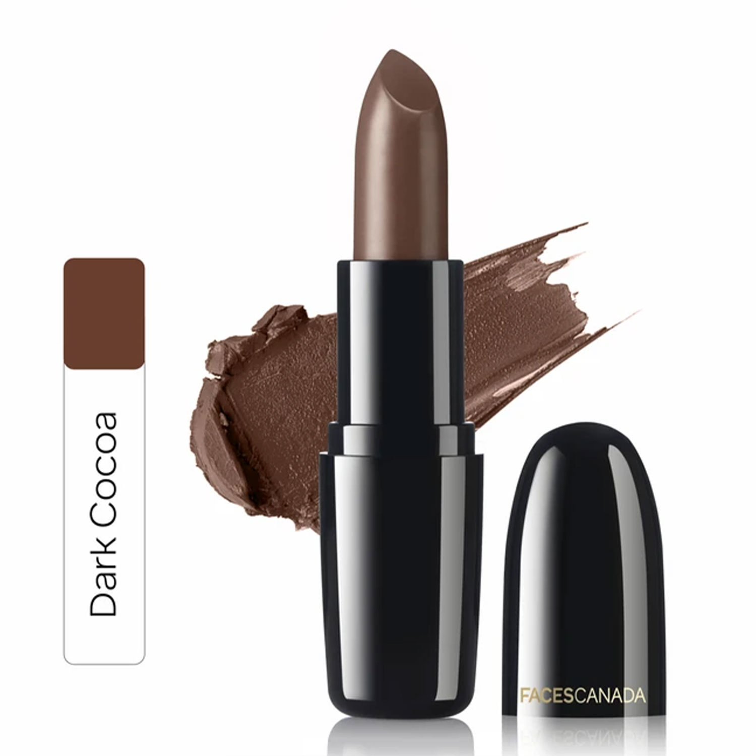 Faces Canada Weightless Cream Finish Lipstick, 4gm-Dark Cocoa 18