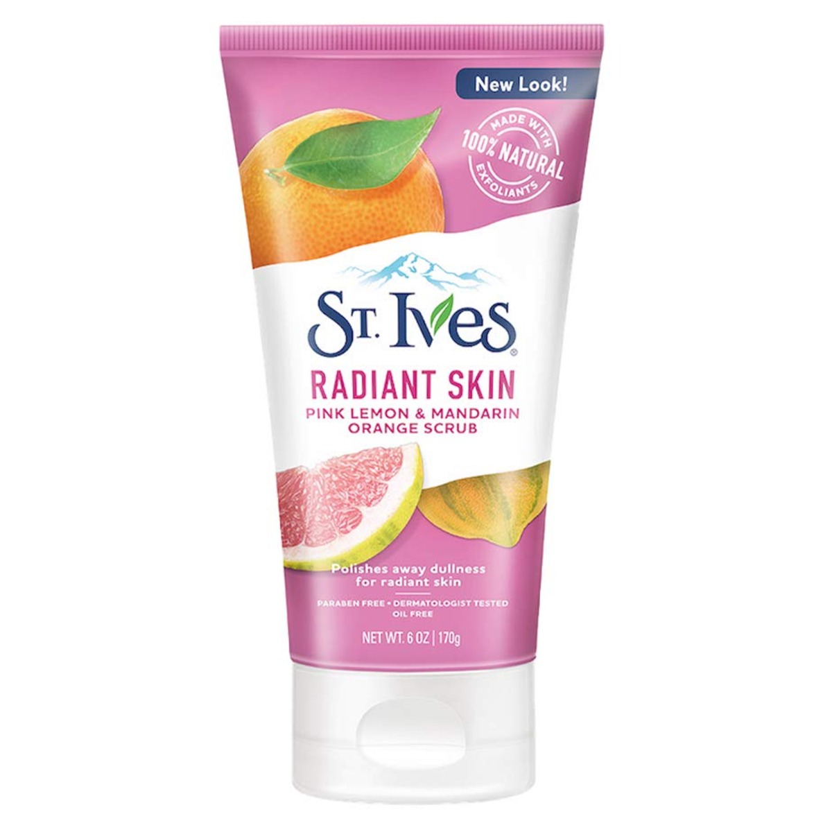 St.Ives Radiant Pink Lemon & Mandarin Orange Skin Scrub , 170gm