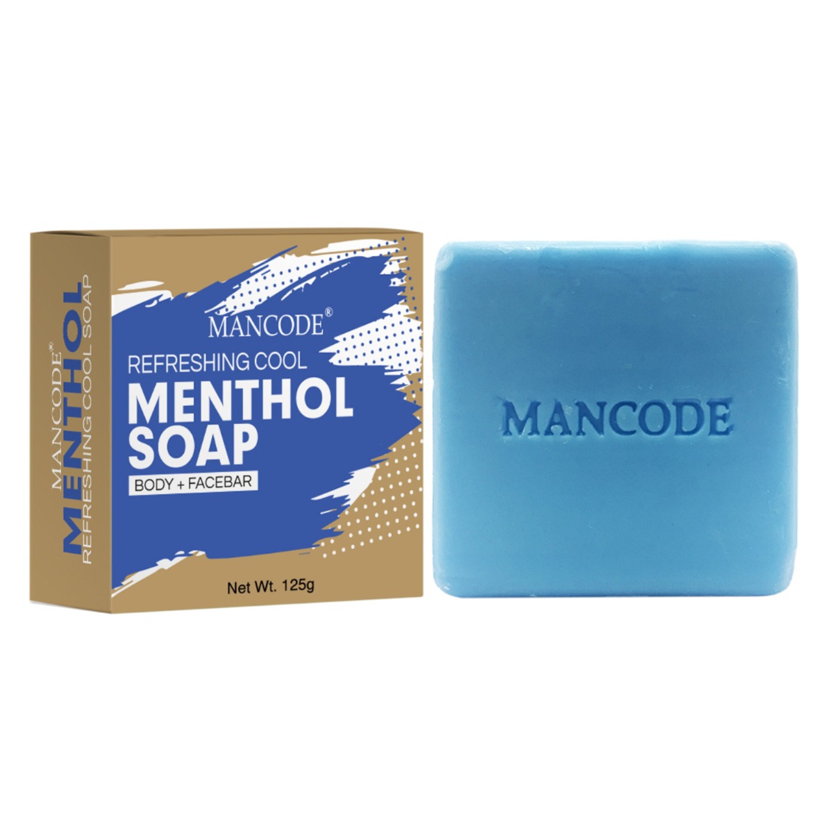 Mancode Refreshing Cool Menthol Soap, 125gm
