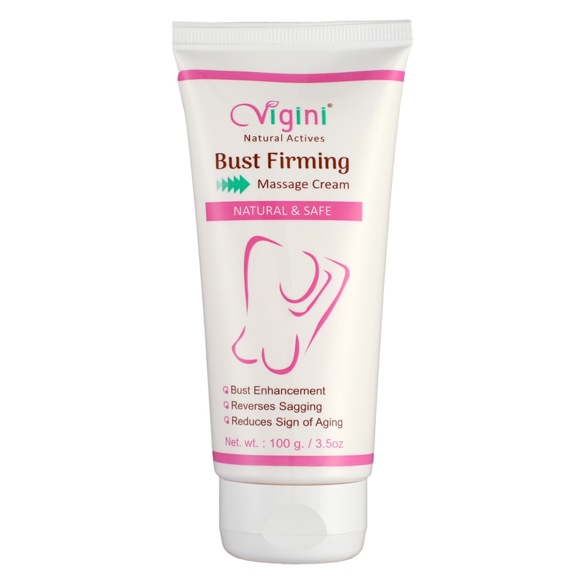 Vigini Bust Firming Breast Enlargement Tightening & Lifting Growth Increase Size Cream, 100gm