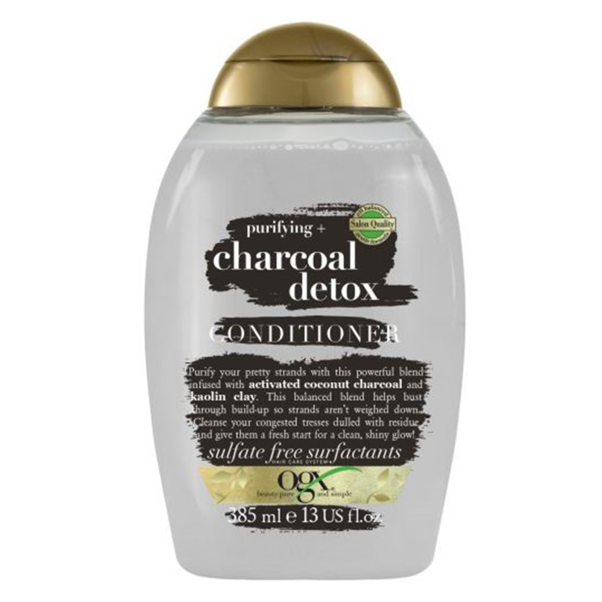 OGX Purifying Charcoal Detox Conditioner, 385ml