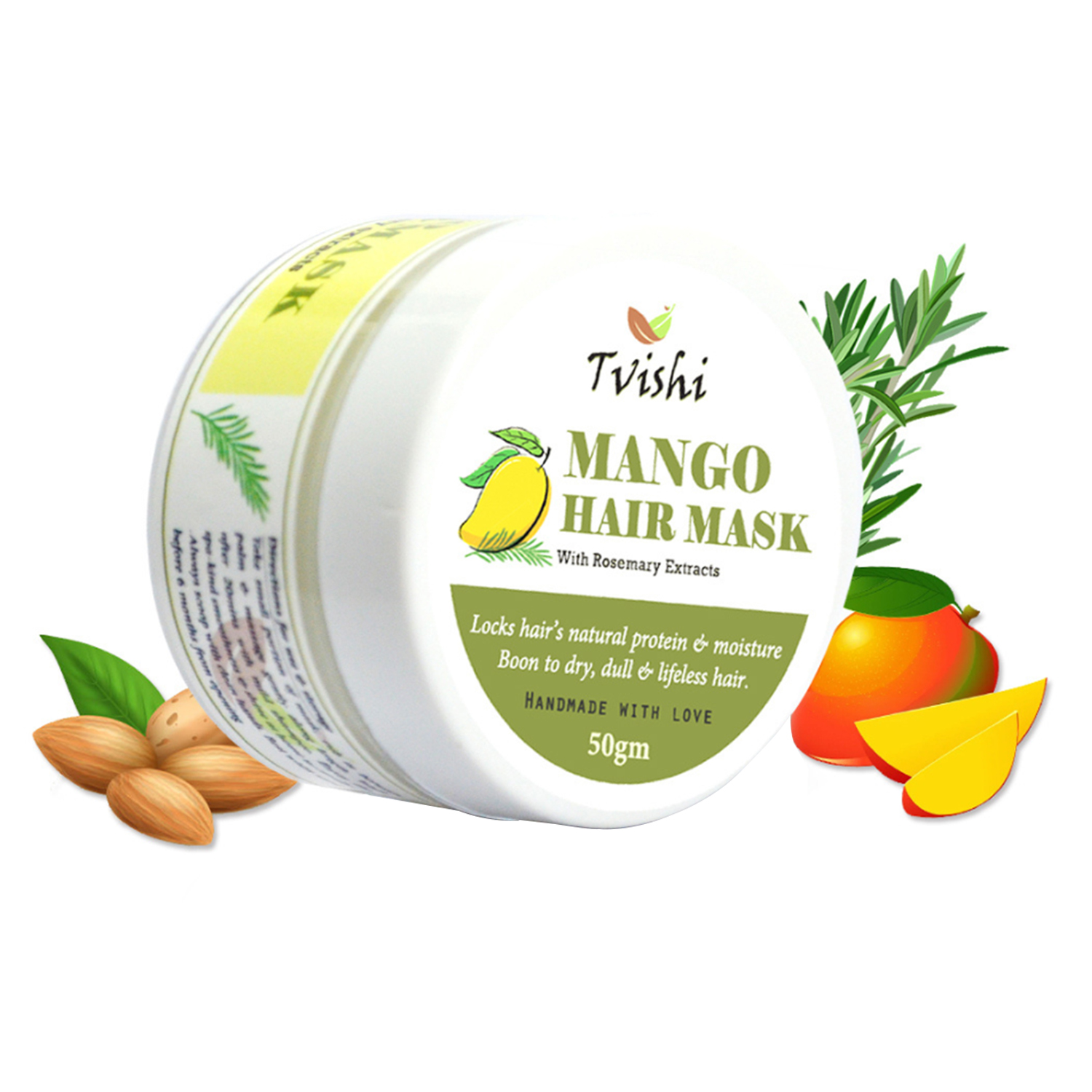 Tvishi Handmade Mango Hair Mask With Rosemary Extracts-50gm