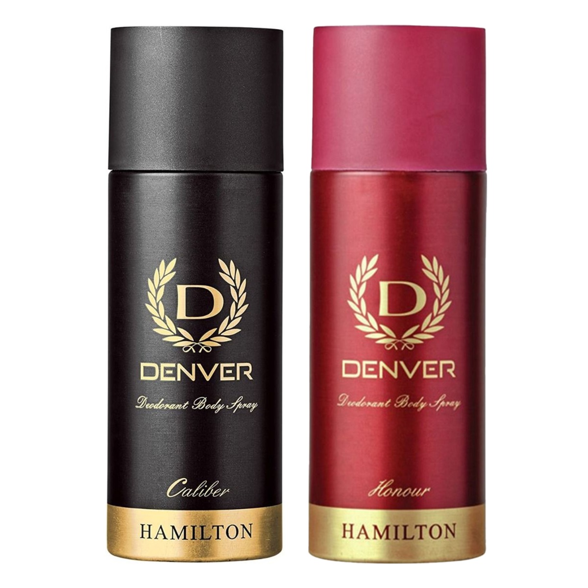 Denver Hamilton Caliber & Hamilton Honour Deodorant Body Spray, 165ml Each