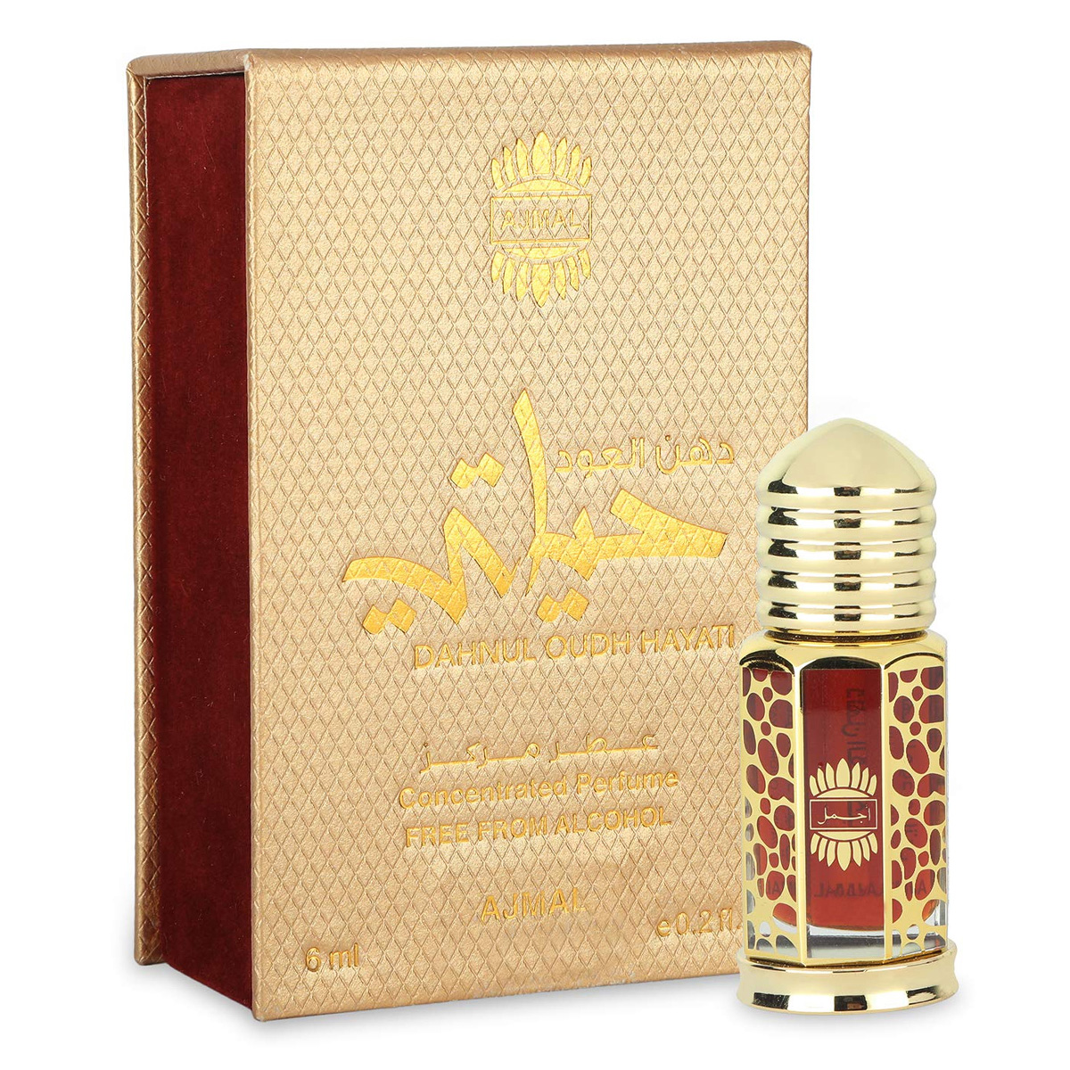 Ajmal Dahnul Oudh Hayati Concentrated Perfume Free From Alcohol, 6ml