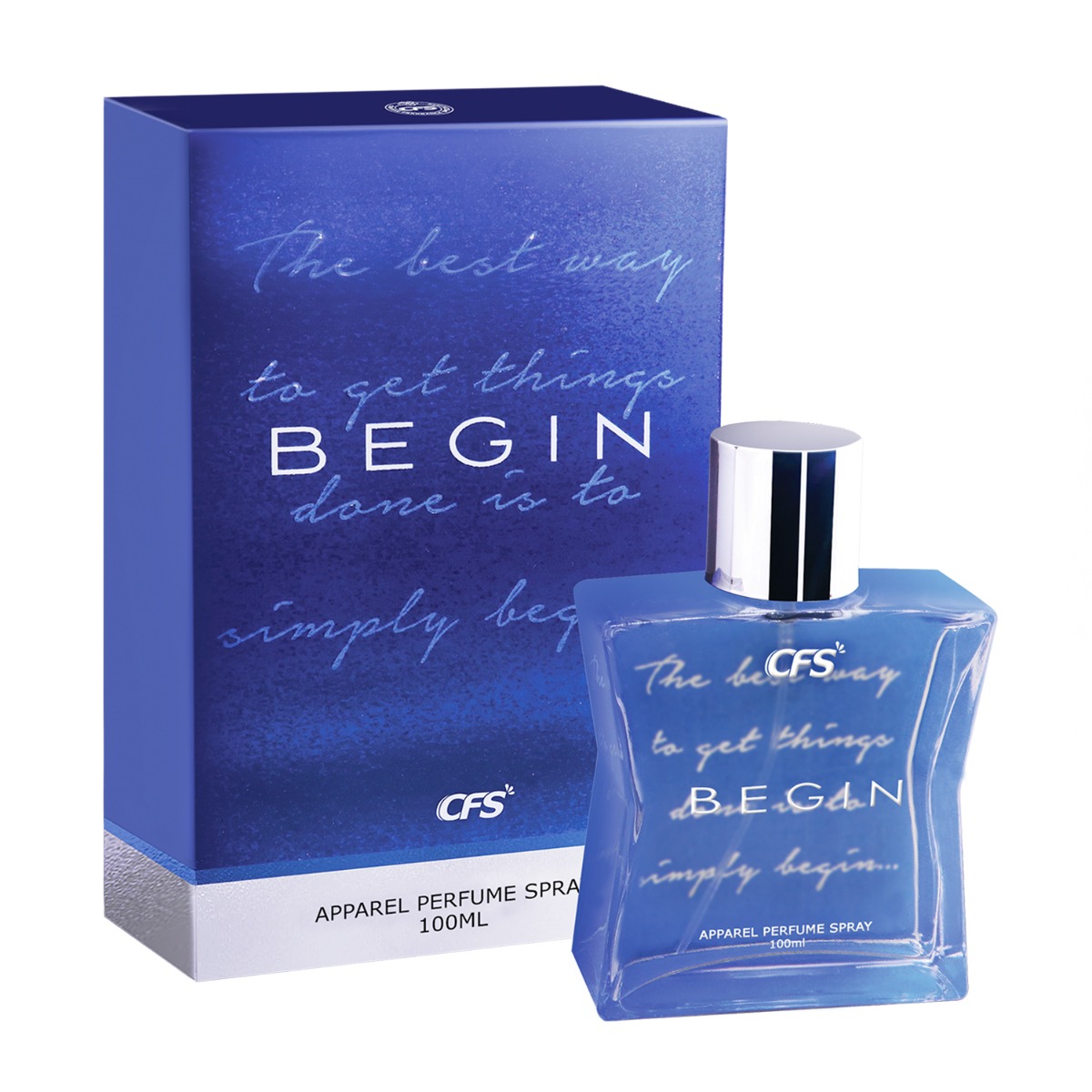 CFS Begin Blue Long Lasting Apparel Perfume Spray, 100ml