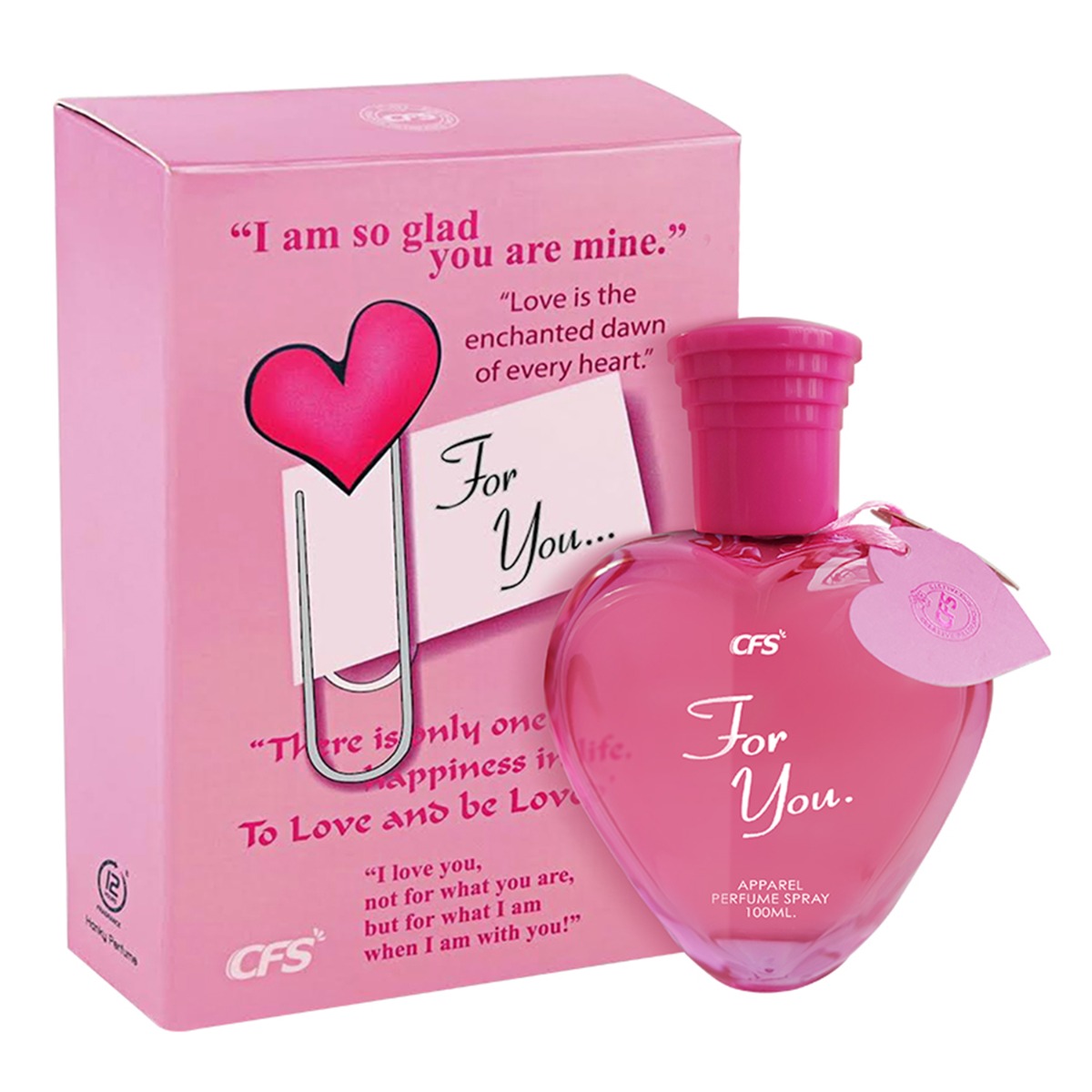 CFS For You Long Lasting Apparel Perfume Spray, 100ml