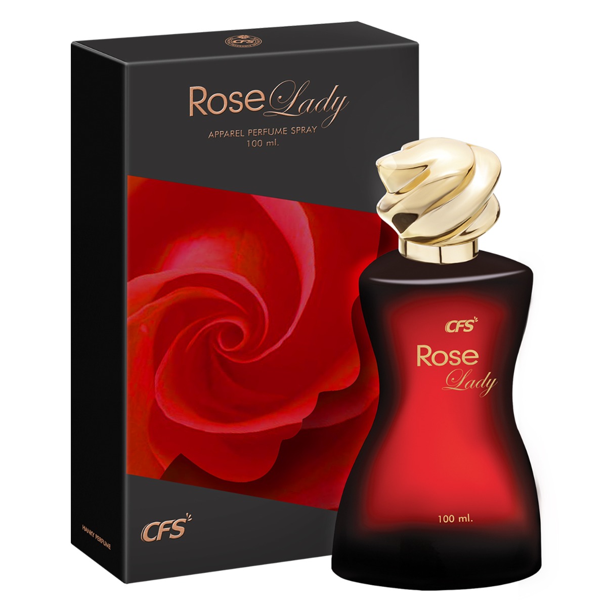 CFS Rose Lady Long Lasting Apparel Perfume Spray, 100ml