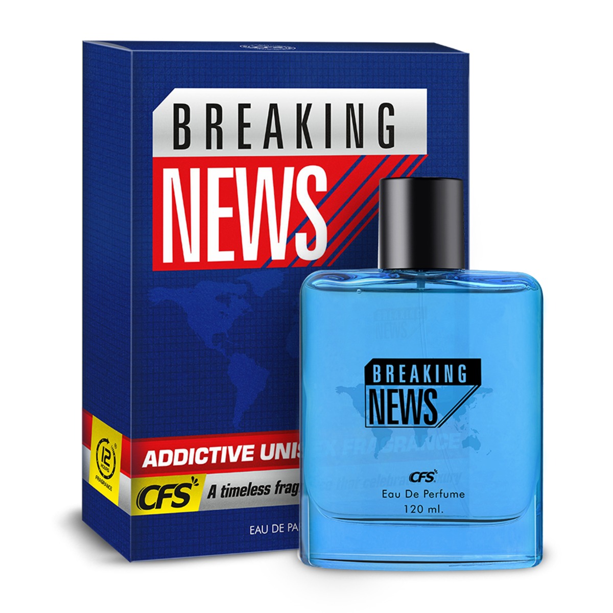 CFS Breaking News Long Lasting Eau De Best Perfume, 120ml