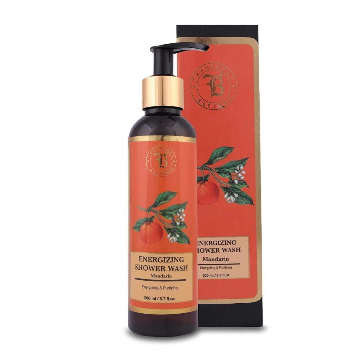 Fragrance & Beyond Aromatherapy Mandarin Shower Wash, 200ml