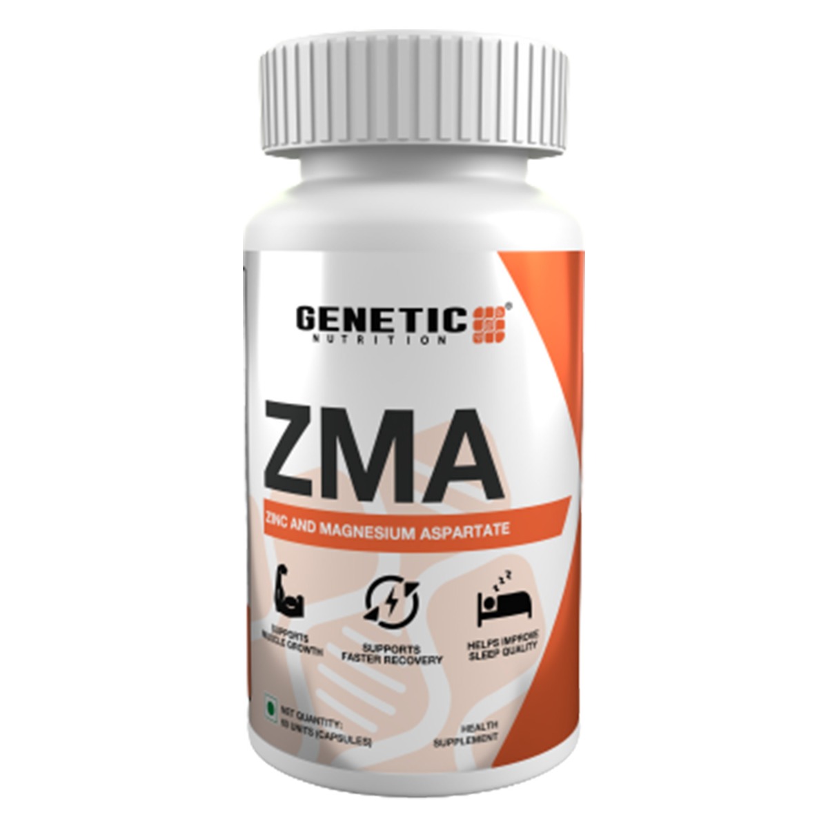 Genetic Nutrition ZMA, 60 Capsules