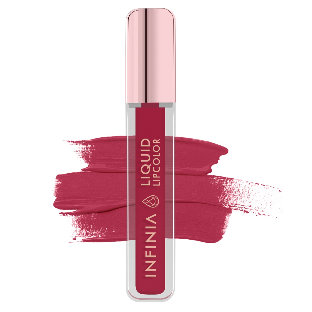 INFINIA  Long Lasting & Waterproof Liquid Lipstick, 5ml-M-01 - Red