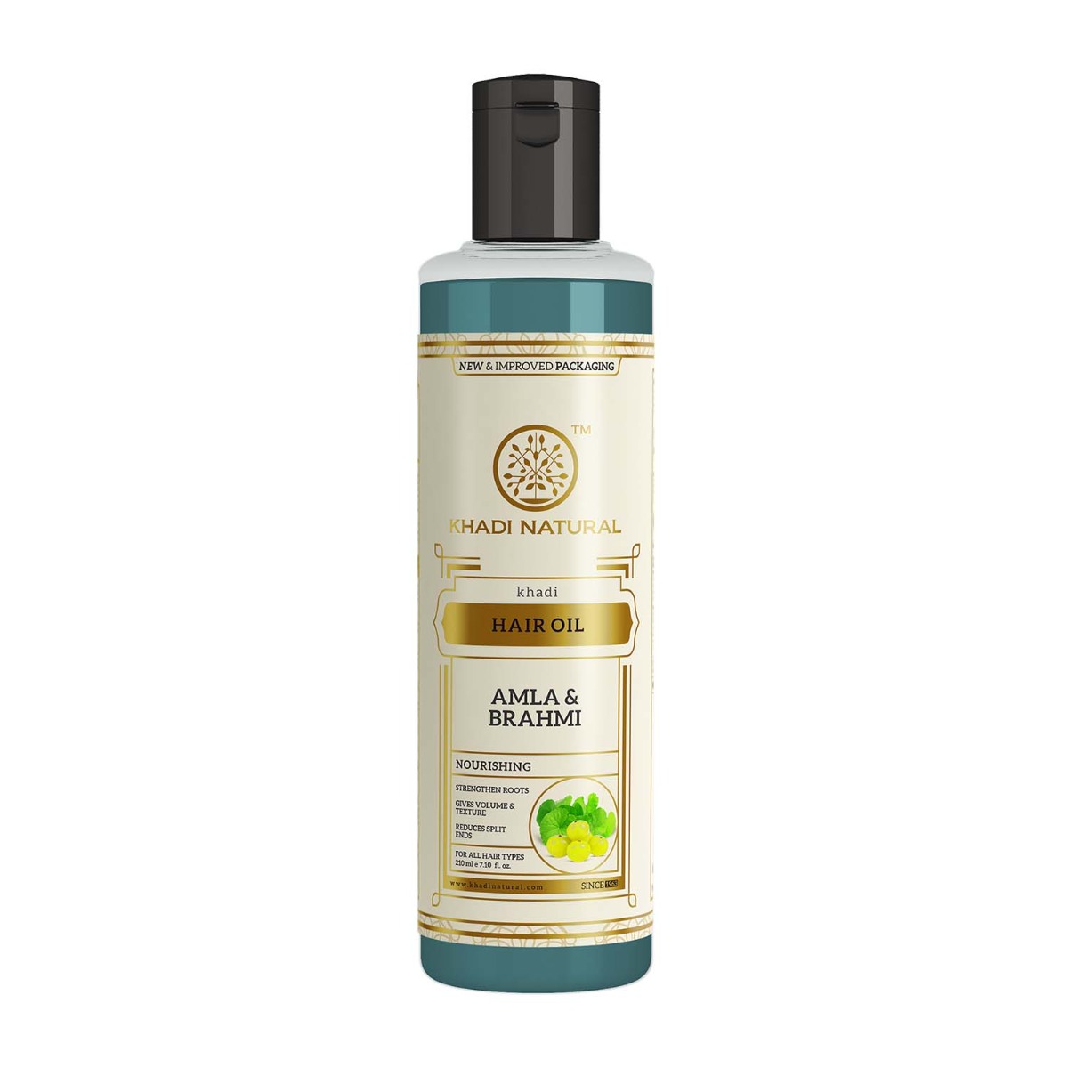 Khadi Natural Amla & Brahmi Hair Oil, 210ml
