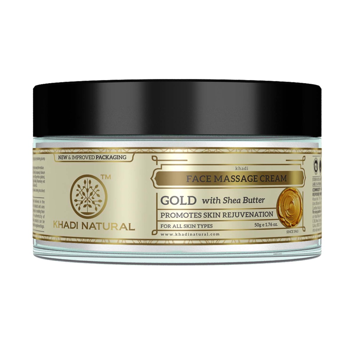 Khadi Natural Face Gold Massage Cream, 50gm