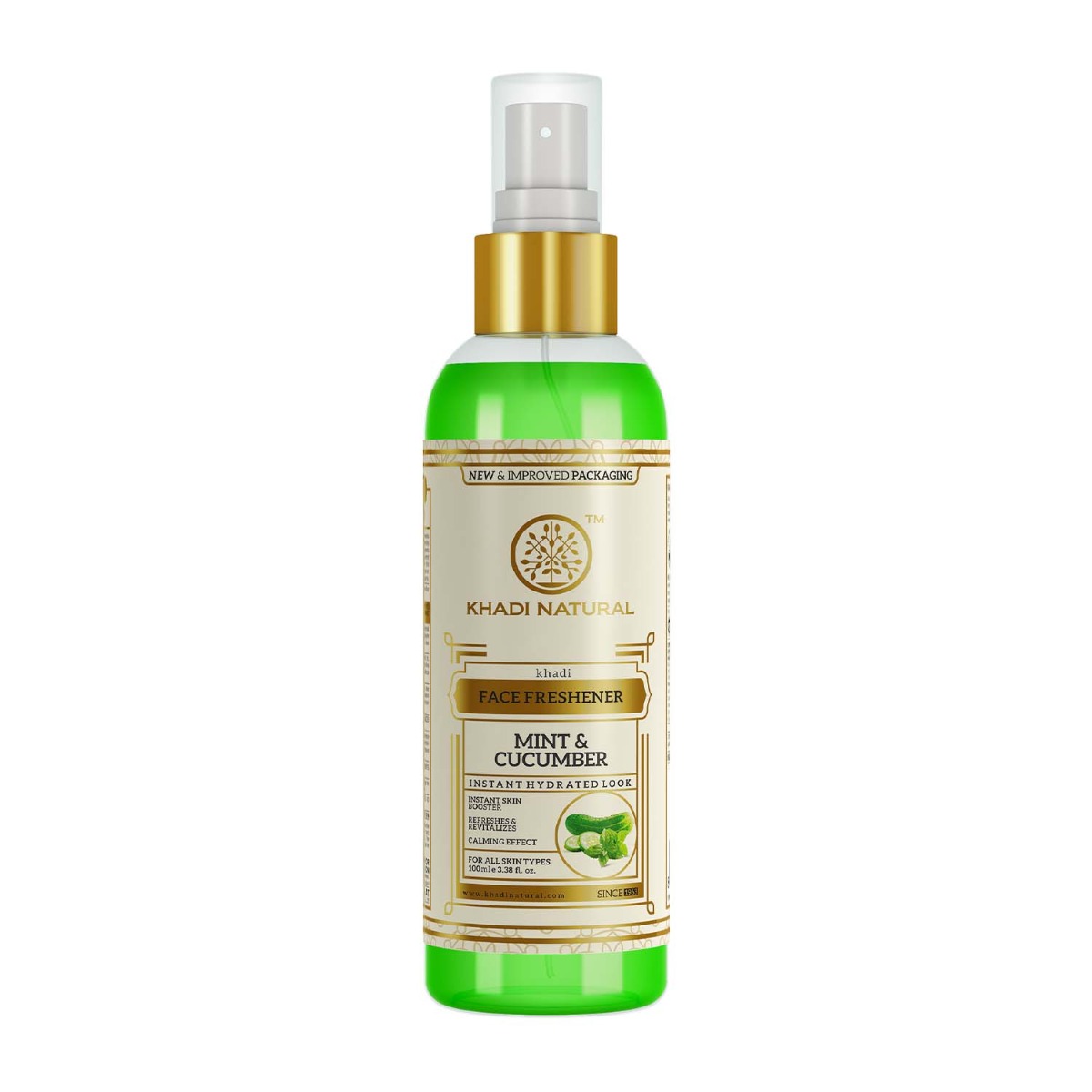 Khadi Natural Mint & Cucumber Face Spray, 100ml