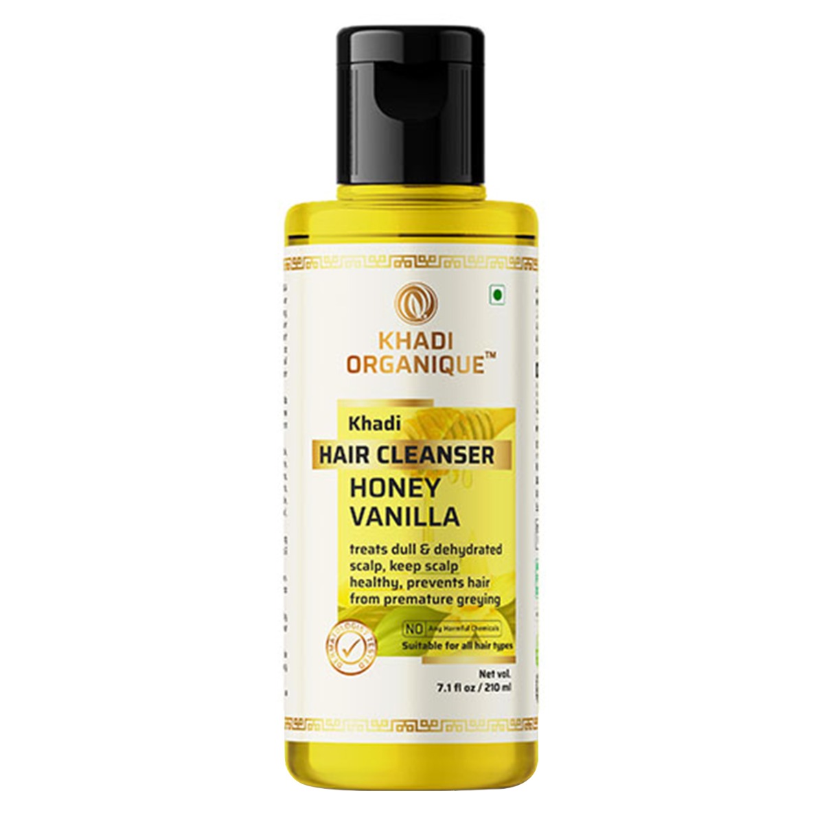 Khadi Organique Honey & Vanilla Hair Cleanser, 210ml