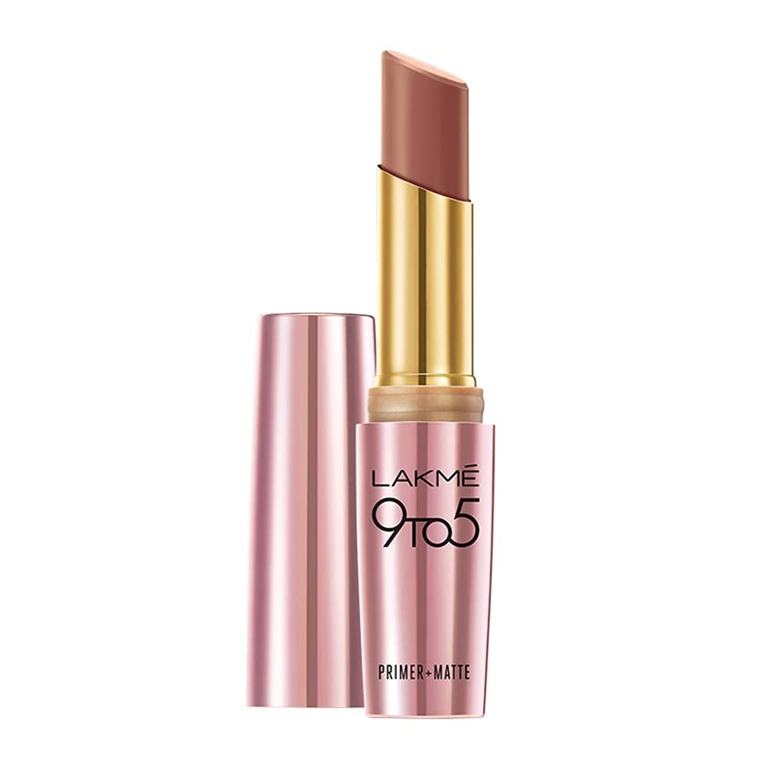 Lakme 9 to 5 Primer+Matte Lip Colour, 3.6gm-MB1 Coffee Command