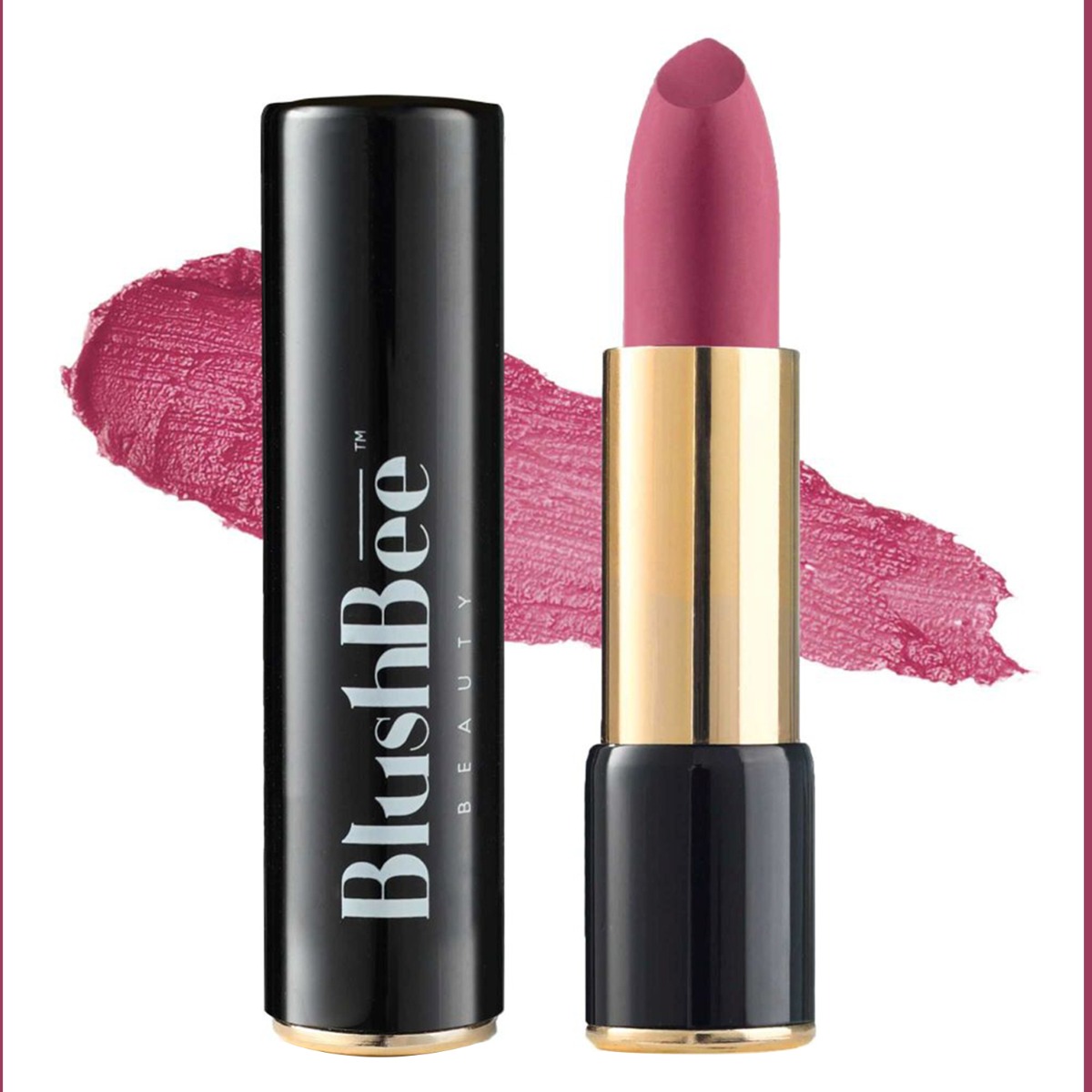 BlushBee Organic Beauty Lip Nourishing Organic Vegan Lipstick, 4.2gm-Mystic Mauve