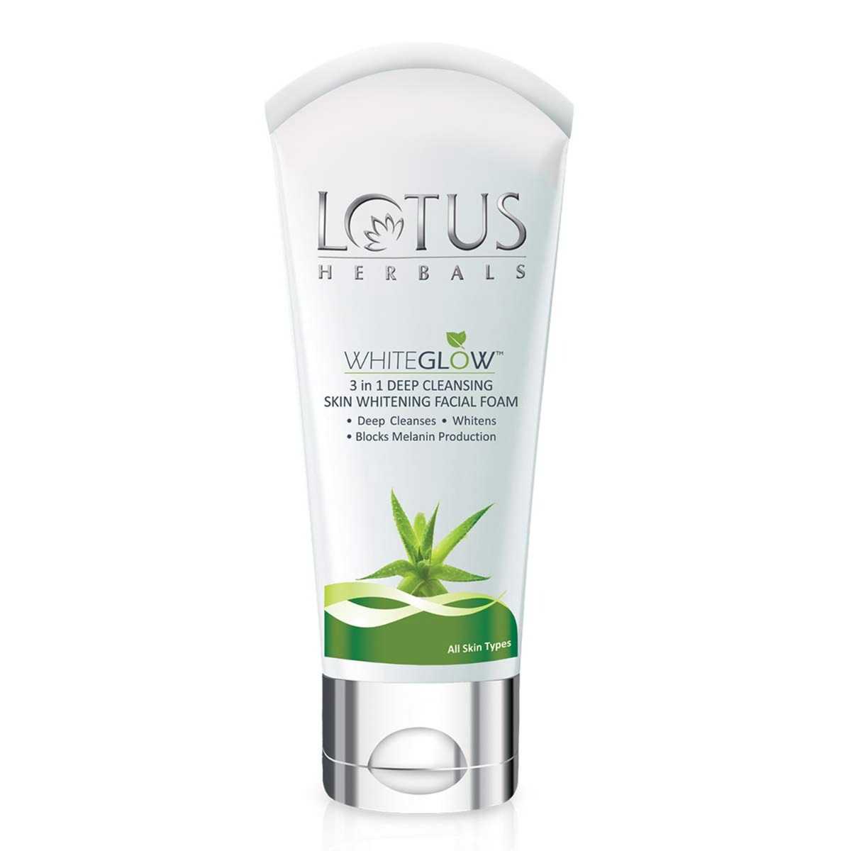Lotus Herbals WhiteGlow 3-In-1 Deep Cleansing Skin Whitening Face Wash, 50gm