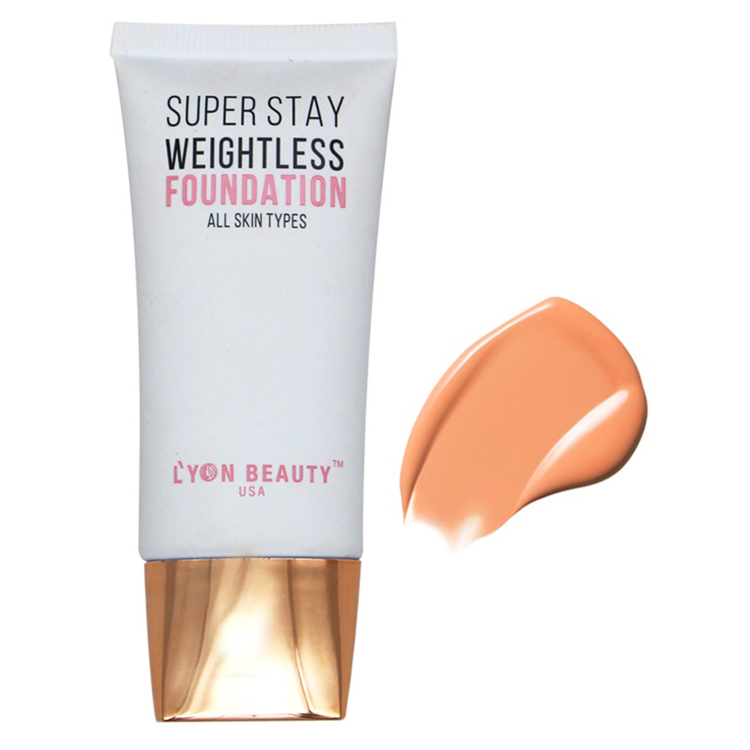 Lyon Beauty USA Super Stay Weightless Foundation, 30ml-Weightless Foundation - 01 Warm Sand