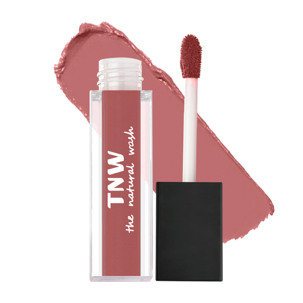 TNW - The Natural Wash Matte Velvet Longstay Liquid Lipstick Mini, 03 - Magical Mauve - Mauvey Pink, 1.2ml