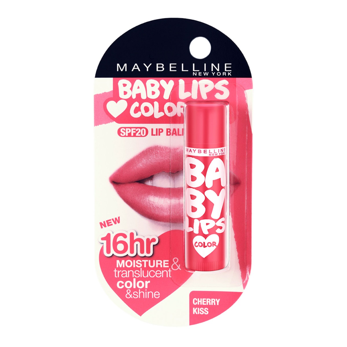 Maybelline New York Baby Lips Lip Balm, Cherry Kiss, 4gm