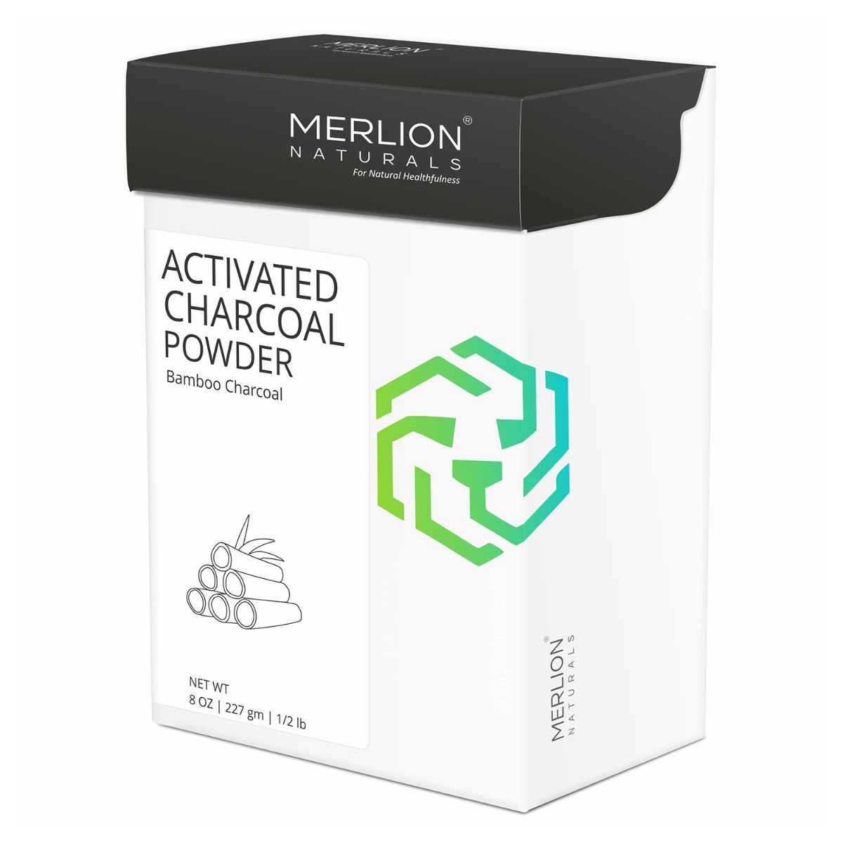 Merlion Naturals Activated Charcoal Powder, 227gm
