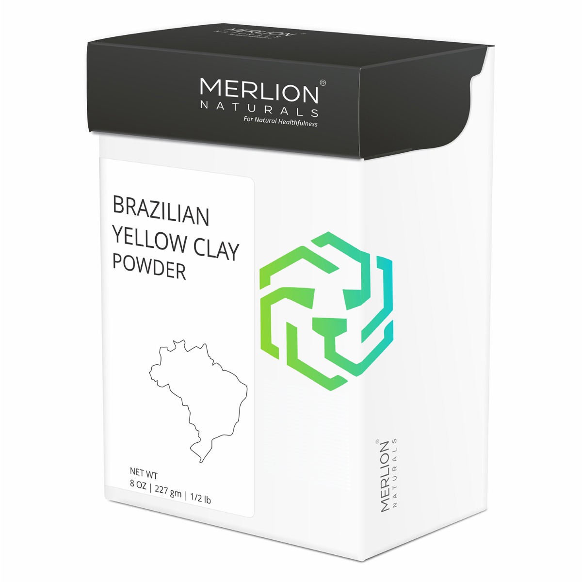 Merlion Naturals Brazilian Yellow Clay Powder, 227gm